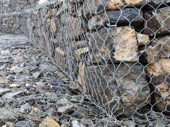 堤壩護岸鉛絲石籠